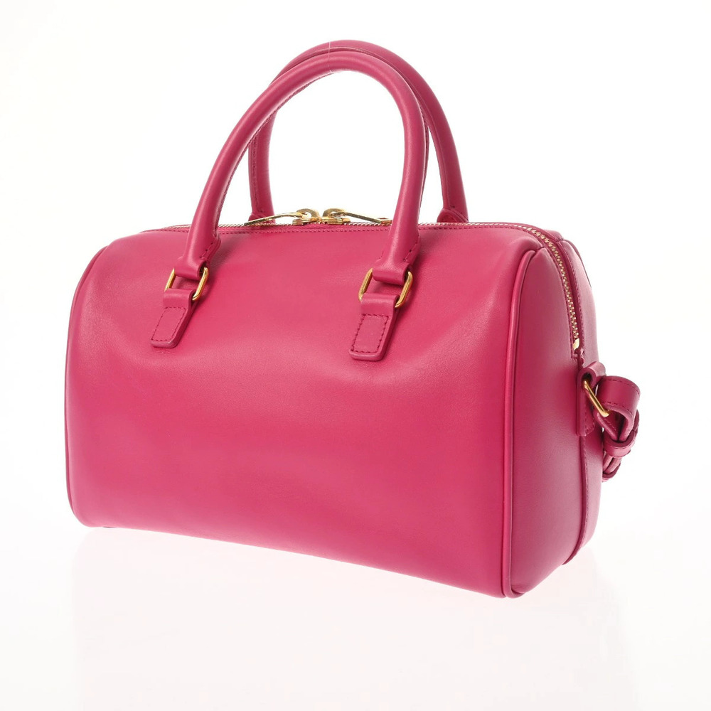 SAINT LAURENT Baby Duffle Shoulder Bag Pink Leather - Picture 2 of 9